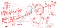 BRAKE MASTER CYLINDER/ MASTER POWER (RH) (2) for Honda CIVIC TYPE R 3 Doors 6 speed manual 2003