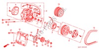 AIR CONDITIONER (COMPRESSOR) for Honda CIVIC 1.6I 3 Doors 5 speed manual 1991