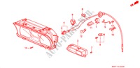 COMBINATION METER for Honda CIVIC 1.6I 3 Doors 5 speed manual 1991