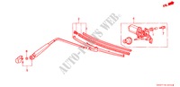 REAR WIPER for Honda CIVIC GL 1500 3 Doors 4 speed automatic 1988