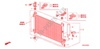 AIR CONDITIONER(CONDENSER ) for Honda CIVIC 1.4 GT 5 Doors Intelligent Manual Transmission 2010