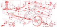 BRAKE MASTER CYLINDER/MAS TER POWER(LH) for Honda CIVIC 1.4 GT 5 Doors Intelligent Manual Transmission 2010