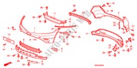BUMPERS for Honda CIVIC 1.4 GT 5 Doors Intelligent Manual Transmission 2010