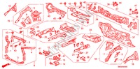 FRONT BULKHEAD/DASHBOARD for Honda CIVIC 1.4 GT 5 Doors Intelligent Manual Transmission 2010