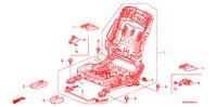 FRONT SEAT COMPONENTS(L.) for Honda CIVIC 1.4 GT 5 Doors Intelligent Manual Transmission 2010