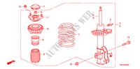 FRONT SHOCK ABSORBER for Honda CIVIC 1.4 GT 5 Doors Intelligent Manual Transmission 2010
