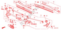 FRONT WINDSHIELD WIPER(LH ) for Honda CIVIC 1.4 GT 5 Doors Intelligent Manual Transmission 2010