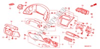 INSTRUMENT PANEL GARNISH( LH)(DRIVER SIDE) for Honda CIVIC 1.4 GT 5 Doors Intelligent Manual Transmission 2010