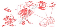 INTERIOR LIGHT for Honda CIVIC 1.4 GT 5 Doors Intelligent Manual Transmission 2010