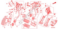 PEDAL(LH) for Honda CIVIC 1.4 GT 5 Doors Intelligent Manual Transmission 2010
