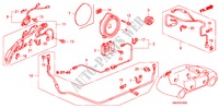 RADIO ANTENNA(LH) for Honda CIVIC 1.4 GT 5 Doors Intelligent Manual Transmission 2010