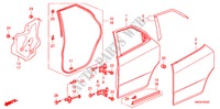 REAR DOOR PANELS for Honda CIVIC 1.4 GT 5 Doors Intelligent Manual Transmission 2010