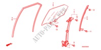 REAR DOOR WINDOWS/REGULAT OR for Honda CIVIC 1.4 GT 5 Doors Intelligent Manual Transmission 2010