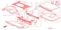 REAR FLOOR for Honda CIVIC 1.4 GT 5 Doors Intelligent Manual Transmission 2010
