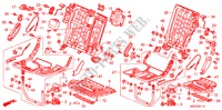REAR SEAT COMPONENTS for Honda CIVIC 1.4 GT 5 Doors Intelligent Manual Transmission 2010