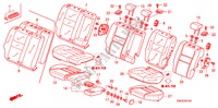 REAR SEAT for Honda CIVIC 1.4 GT 5 Doors Intelligent Manual Transmission 2010