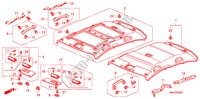 ROOF LINING for Honda CIVIC 1.4 GT 5 Doors Intelligent Manual Transmission 2010
