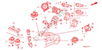 SWITCH(LH) for Honda CIVIC 1.4 GT 5 Doors Intelligent Manual Transmission 2010