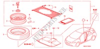 TEMPER WHEEL KIT(16 INCH) for Honda CIVIC 1.4 GT 5 Doors Intelligent Manual Transmission 2010