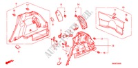 TRUNK SIDE LINING for Honda CIVIC 1.4 GT 5 Doors Intelligent Manual Transmission 2010