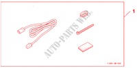 USB CORD ATT for Honda CIVIC 1.4 GT 5 Doors Intelligent Manual Transmission 2010