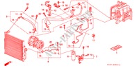 AIR CONDITIONER (HOSES) (RH) for Honda CIVIC 1.8VTI 5 Doors 5 speed manual 1997