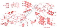 EMBLEMS for Honda CIVIC 1.8VTI 5 Doors 5 speed manual 1997