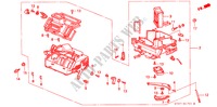 HEATER UNIT (RH) for Honda CIVIC 1.8VTI 5 Doors 5 speed manual 1997