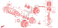 PISTON/CRANKSHAFT for Honda CIVIC 1.8VTI 5 Doors 5 speed manual 1997
