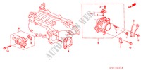 THROTTLE BODY (DOHC VTEC) for Honda CIVIC 1.8VTI 5 Doors 5 speed manual 1997