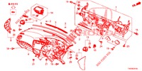 INSTRUMENT PANEL UPPER (RH) for Honda CIVIC 1.4 SE 5 Doors 6 speed manual 2012