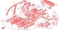 INNER PANELS for Honda ACCORD DX 4 Doors 5 speed manual 1992