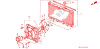RADIATOR (ND) for Honda ACCORD LX 4 Doors 5 speed manual 1992