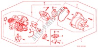 DISTRIBUTOR (HITACHI) for Honda ACCORD EX 4 Doors 5 speed manual 1995