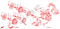 AIR CONDITIONER (COMPRESSOR) (1.8L) for Honda CIVIC EX-L 4 Doors 5 speed manual 2008