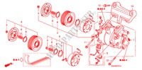 AIR CONDITIONER (COMPRESSOR) (2.0L) for Honda CIVIC SI 4 Doors 6 speed manual 2008
