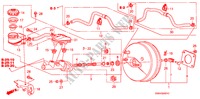 BRAKE MASTER CYLINDER/ MASTER POWER (KX) for Honda CIVIC LX 4 Doors 5 speed manual 2007