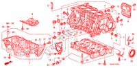 CYLINDER BLOCK/OIL PAN (1 .8L) for Honda CIVIC DX 4 Doors 5 speed manual 2008