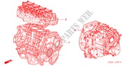 ENGINE ASSY./TRANSMISSION  ASSY. (1.8L) for Honda CIVIC EX 4 Doors 5 speed manual 2007