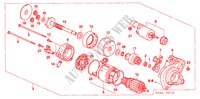 STARTER MOTOR (DENSO) (1. 8L) for Honda CIVIC EX 4 Doors 5 speed manual 2008
