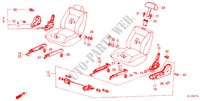 FRONT SEAT COMPONENTS for Honda QUINTET EX 5 Doors 5 speed manual 1982