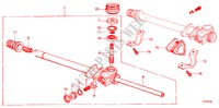 STEERING GEAR BOX (E,T) for Honda QUINTET DX 5 Doors 5 speed manual 1983