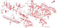 INTAKE MANIFOLD (SOHC) for Honda CIVIC COUPE 1.6ILS 2 Doors 5 speed manual 2000