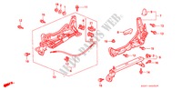 FRONT SEAT COMPONENTS (L.)(RH) (3) for Honda CIVIC 1.5ILS 3 Doors 5 speed manual 1996