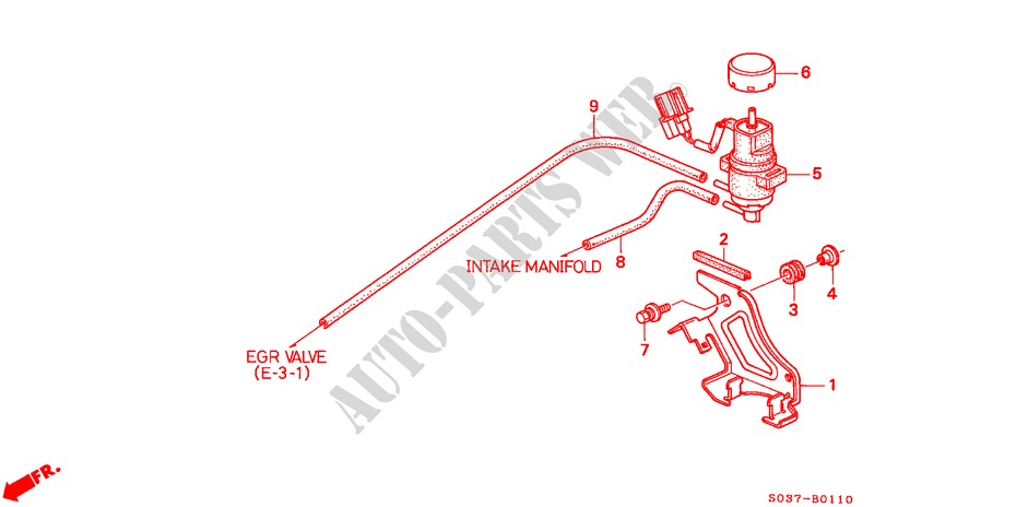 CONTROL DEVICE (SOHC VTEC) for Honda CIVIC 1.5ILS 3 Doors 5 speed manual 1996
