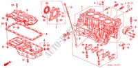 CYLINDER BLOCK/OIL PAN (DOHC VTEC) for Honda CIVIC 1.6VTI 3 Doors 5 speed manual 2000