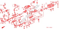 EXHAUST PIPE for Honda CIVIC 1.6VTI 3 Doors 5 speed manual 2000