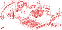 INNER PANELS for Honda CIVIC 1.4IS 3 Doors 5 speed manual 2000
