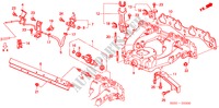 INTAKE MANIFOLD (SOHC) for Honda CIVIC 1.4I 3 Doors 5 speed manual 2000