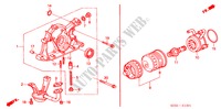 OIL PUMP/OIL STRAINER (DOHC VTEC) for Honda CIVIC 1.6VTI 3 Doors 5 speed manual 2000
